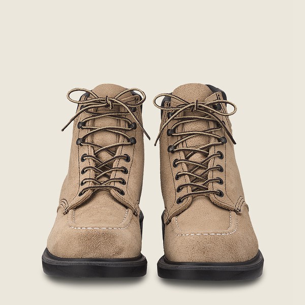 Red Wing Heritage Bot Erkek - Classic Supersole - 6-Inch Mohave Deri - Haki - 68SBLZCRK